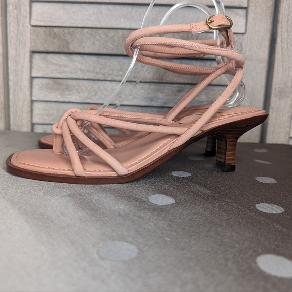 NWOB Sam Edelman Pink Strappy Heels - Picture 6 of 9